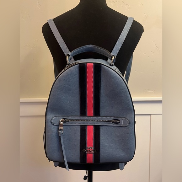 Coach Jordyn Backpack With Varsity Stripe - Picture 1 of 8